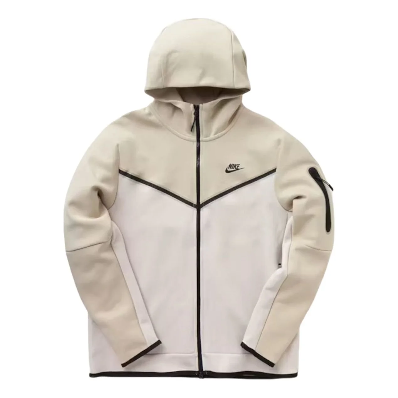 Nike Sportswear Tech Fleece Full Zip Hoodie 'Rattan Orewood Brown Black' DV0537-206 - 1