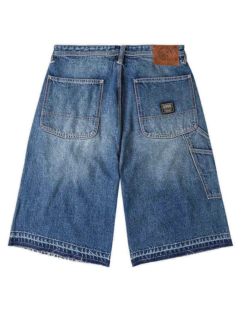 EVISU Heavy Washed studded Cargo Shorts outlook