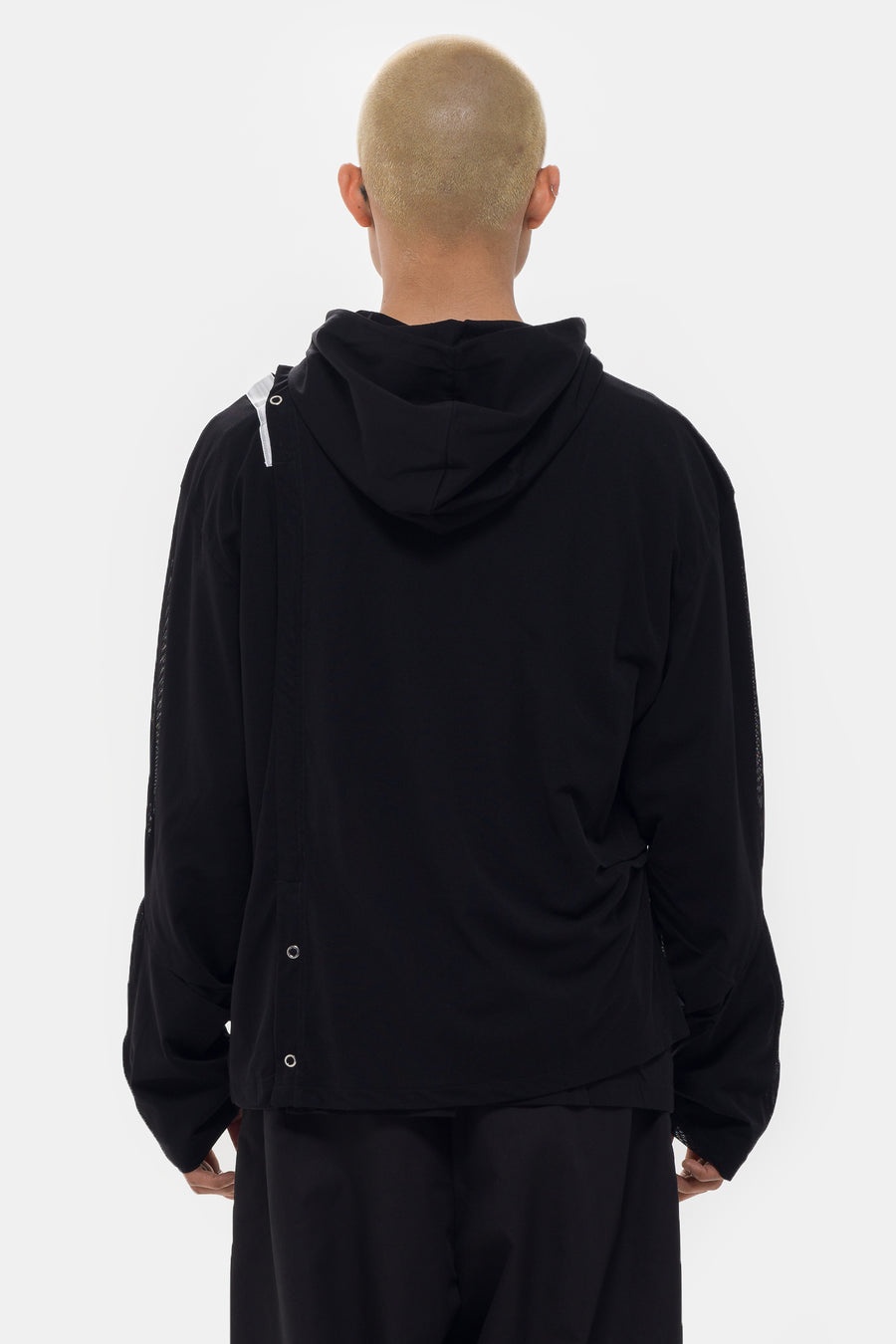 Inex Hooded Top in Black - 3