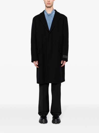 Valentino single-breasted wool-blend coat outlook