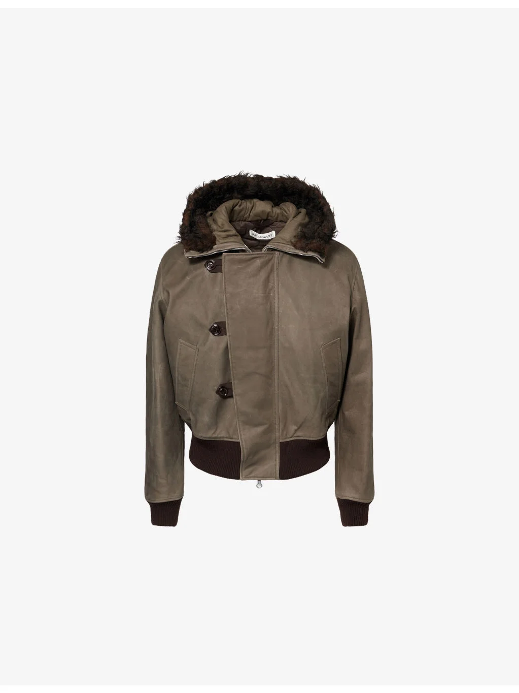 Compel Hooded Leather Jacket - 1