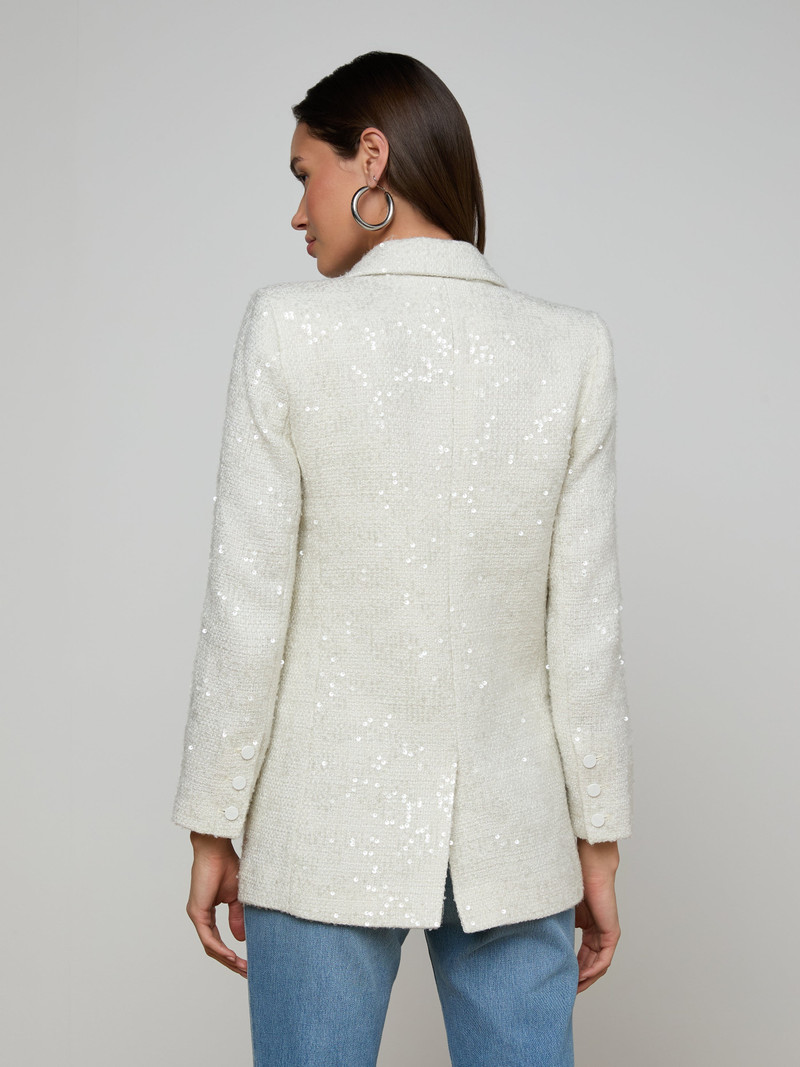 Cambrie Oversized Sequin Blazer 5