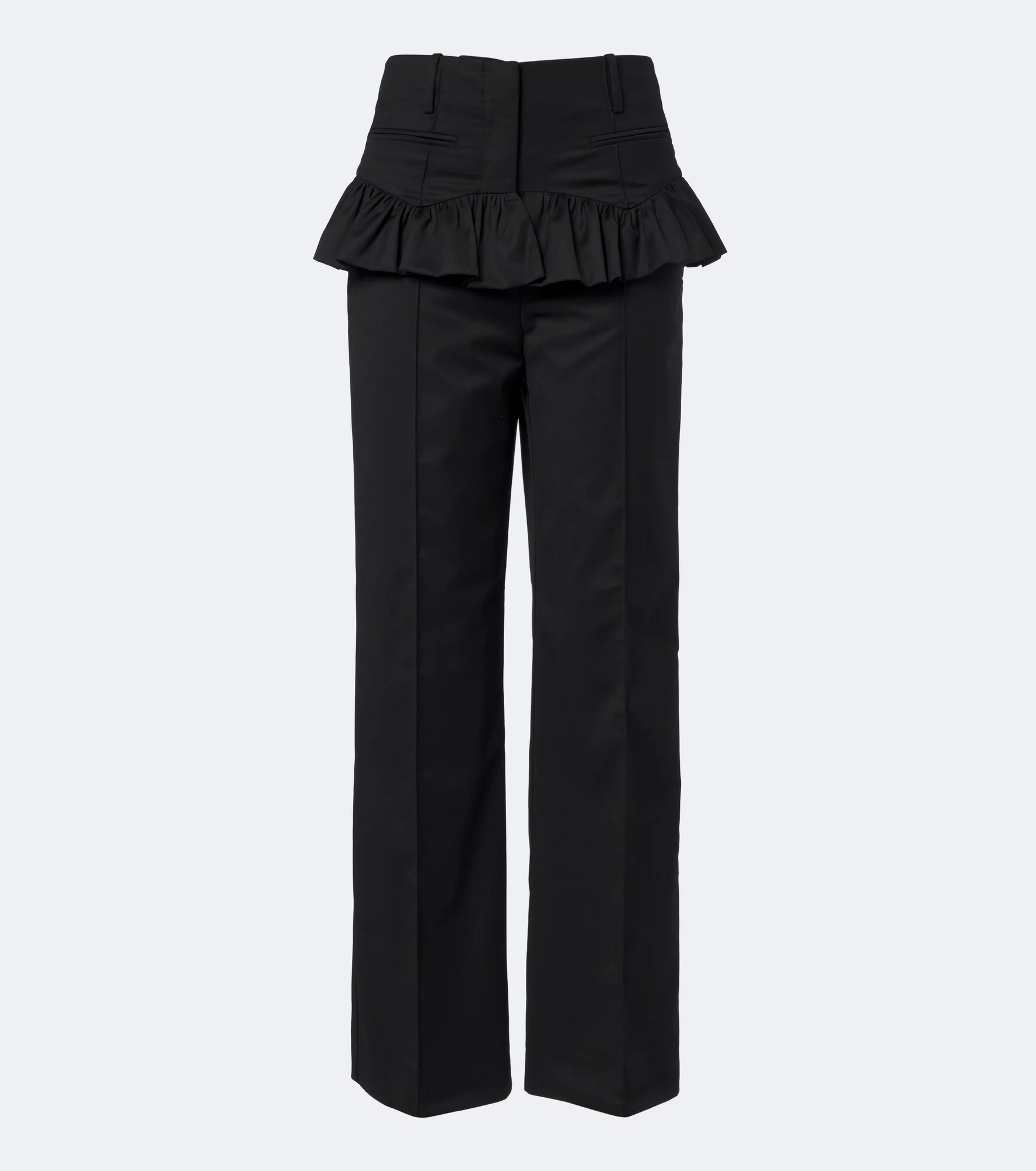 Ruffled wide-leg pants - 1