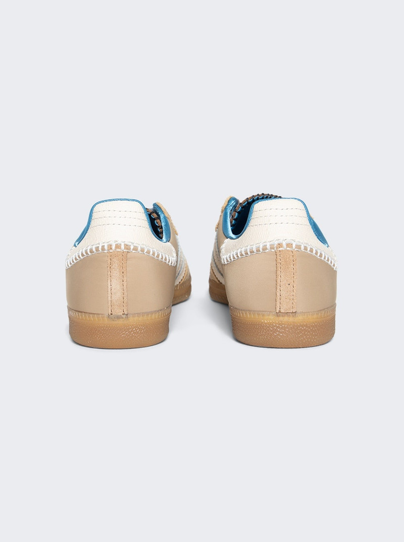adidas X Wales Bonner Samba Sneaker Tan And White outlook