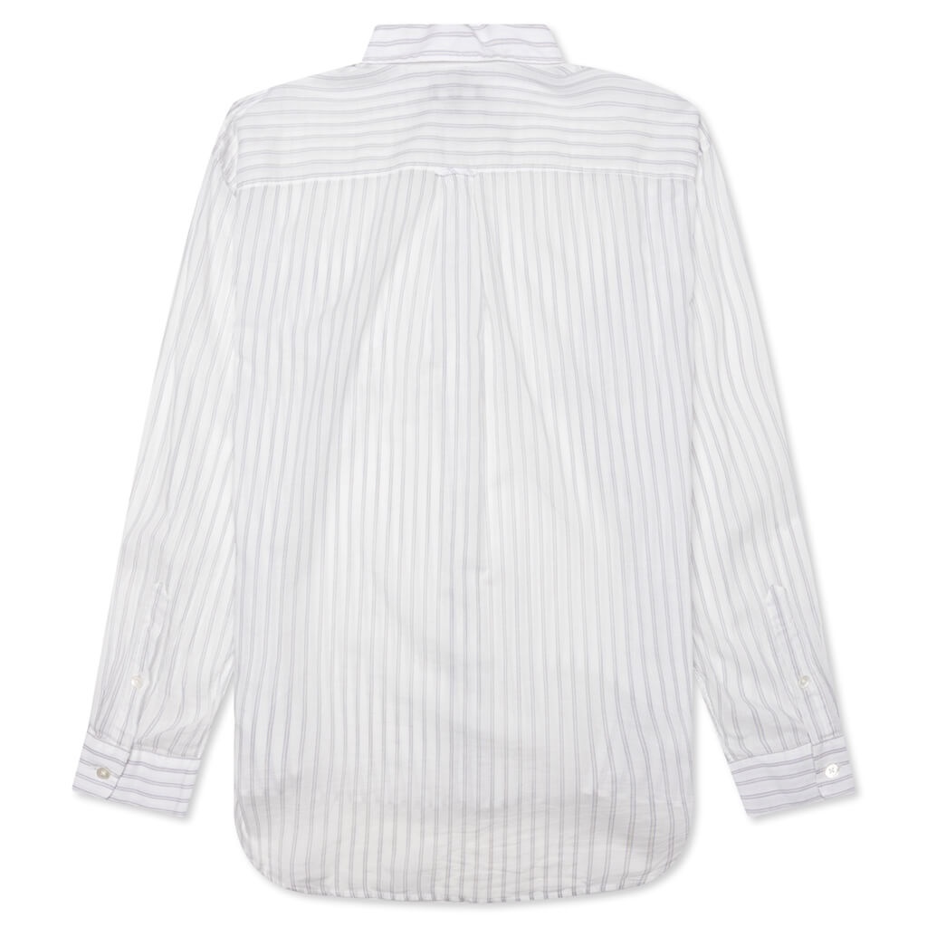 Stüssy LIGHT WEIGHT CLASSIC SHIRT - WHITE | REVERSIBLE