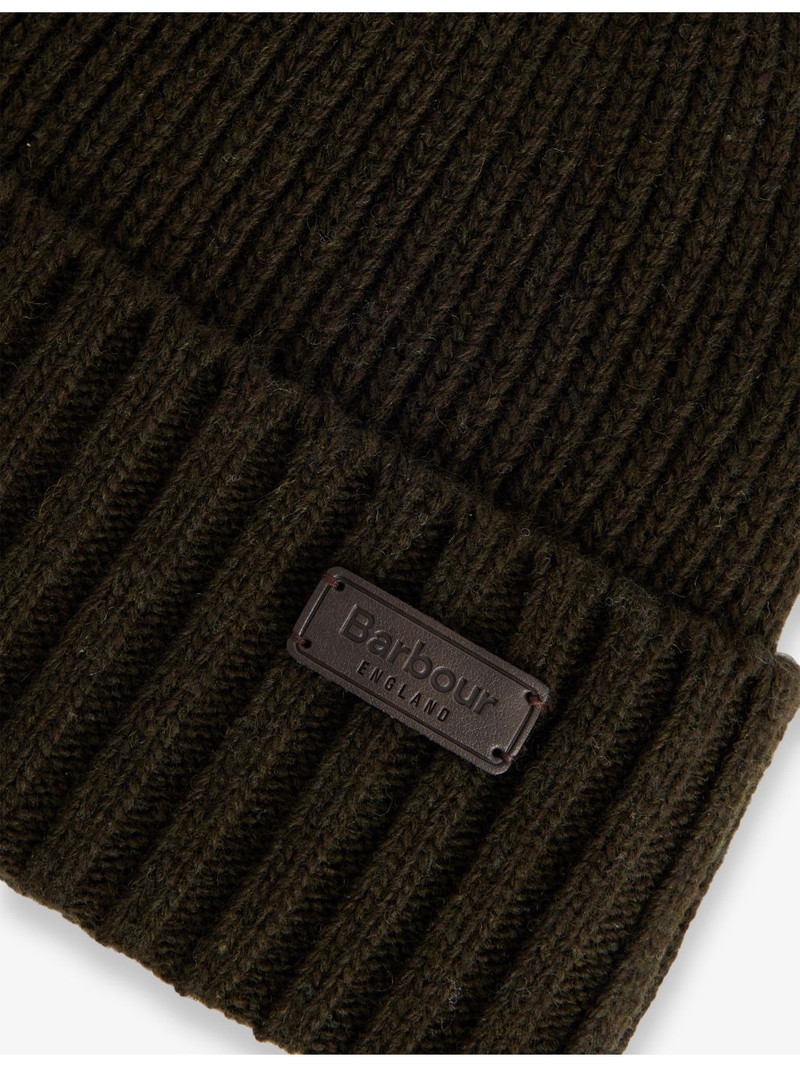 Barbour Carlton Wool-Blend Beanie Hat outlook