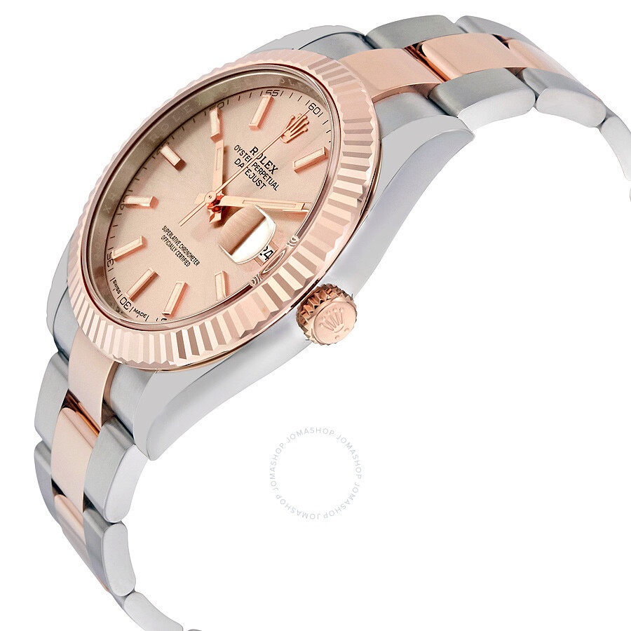 Rolex Datejust 41 Sundust Dial Steel and 18K Everose Gold Men's Watch 126331SNSO - 2