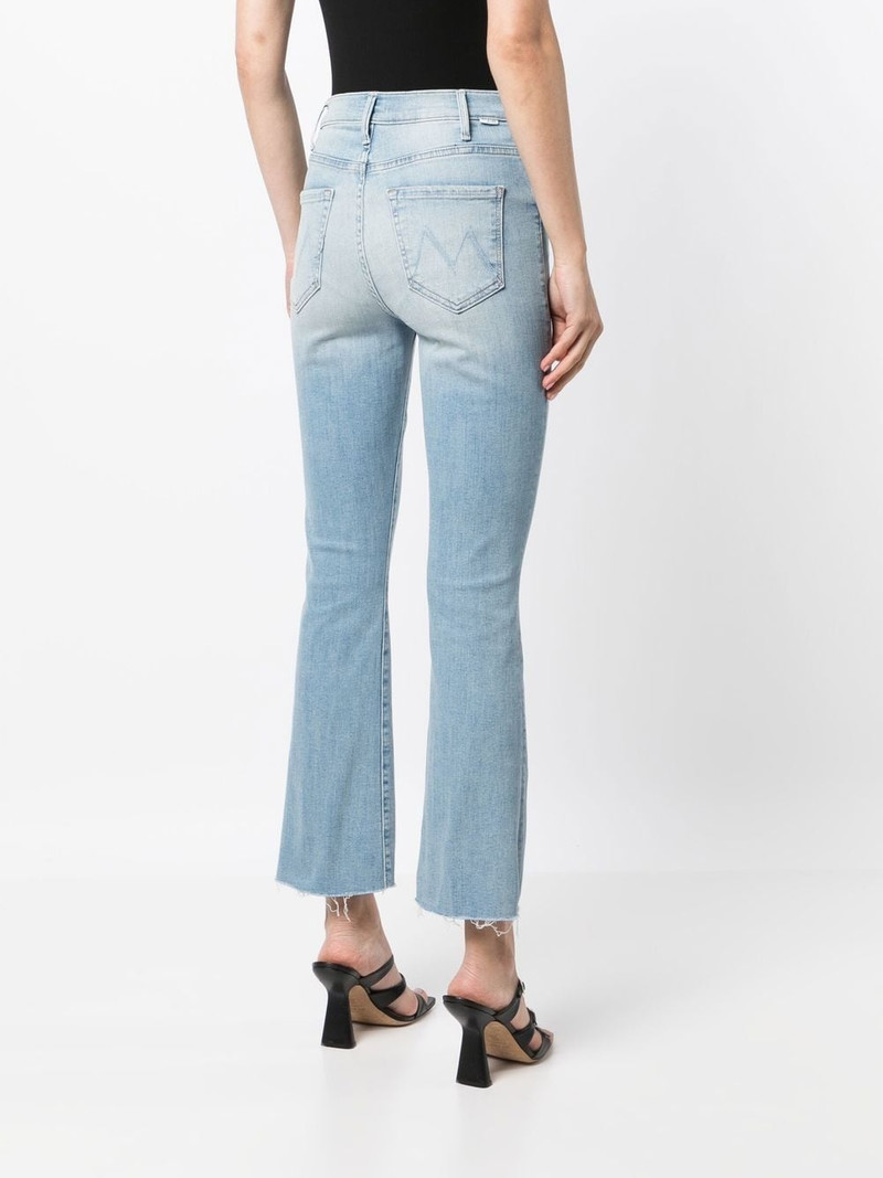 high-rise ankle-length bootcut jeans 4