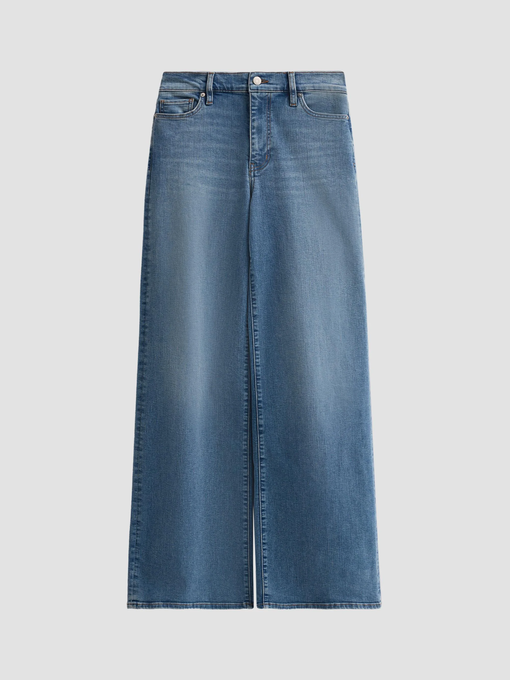 Women's Le Slim Palazzo Long Jeans - Gossamer - 1