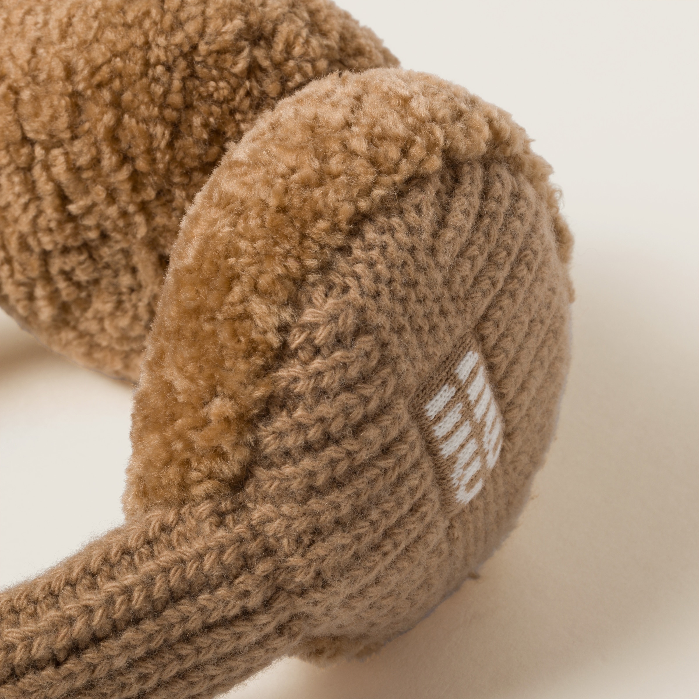 Wool, cashmere and shearling ear muffs - 2