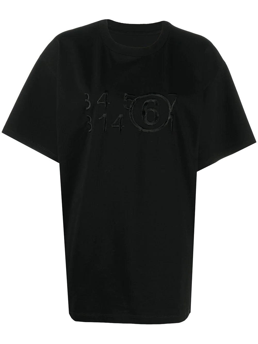 embroidered Numbers T-shirt - 1