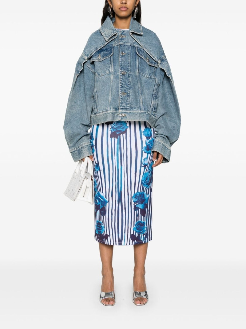 Jean Paul Gaultier detachable-panels denim jacket outlook