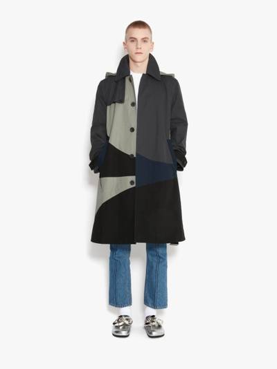 JW Anderson PATCHWORK TRENCH COAT outlook