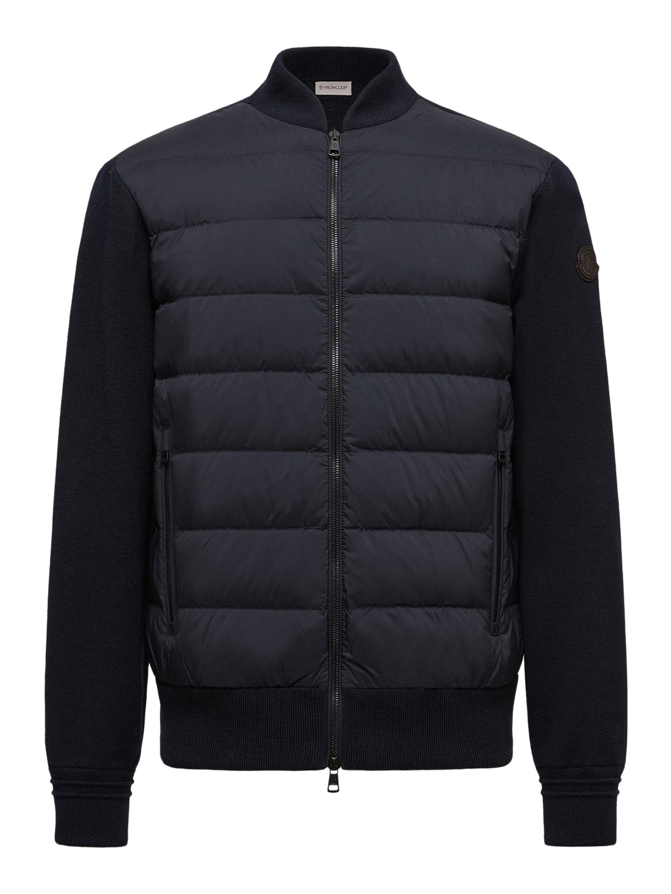 WOOL PADDED CARDIGAN WITH ZIP - 2