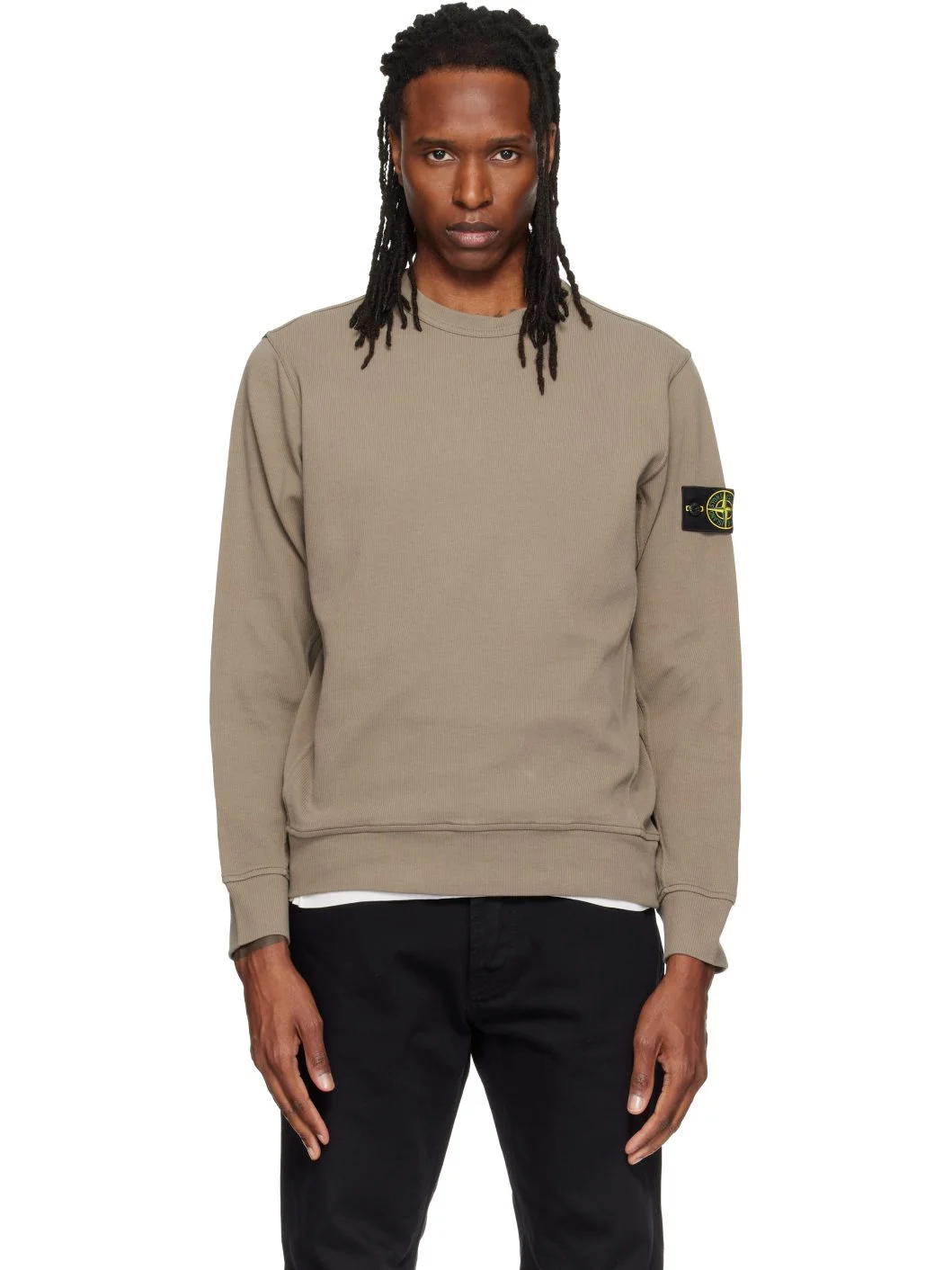 Khaki 6100017 Organic Cotton Interlock Sweatshirt - 1