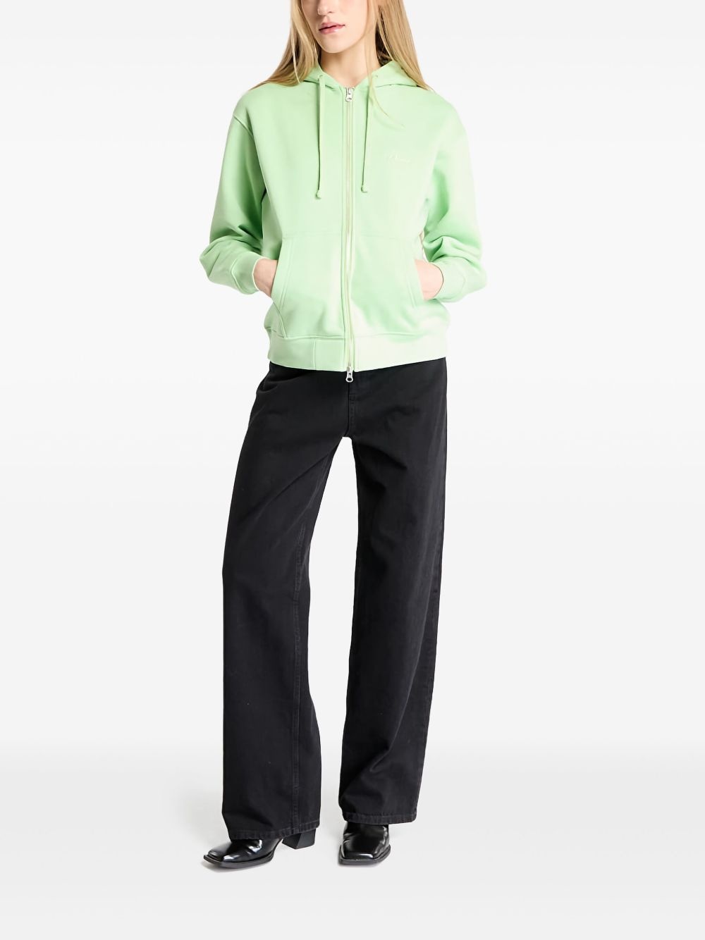 zip-up hoodie - 2