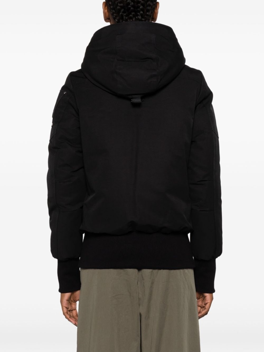 Ballistic high-neck studded hooded jacket - 4