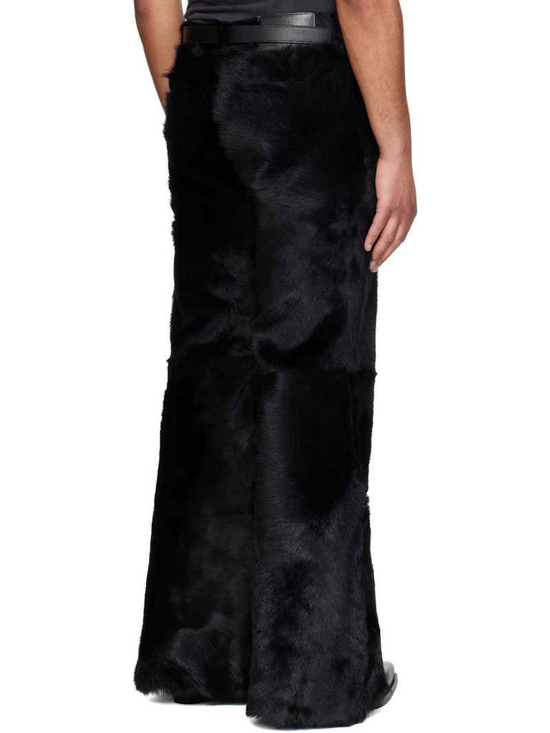 Black 'Year of the Horse' Pony Phat XL Leather Trousers 3