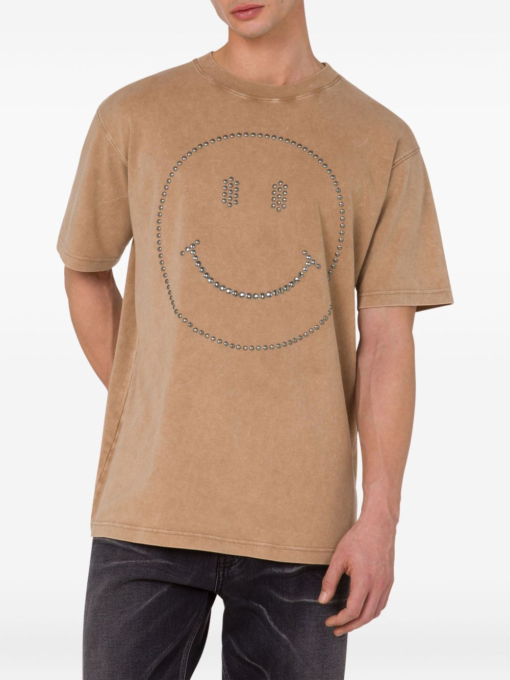 Smiley studded T-shirt - 3