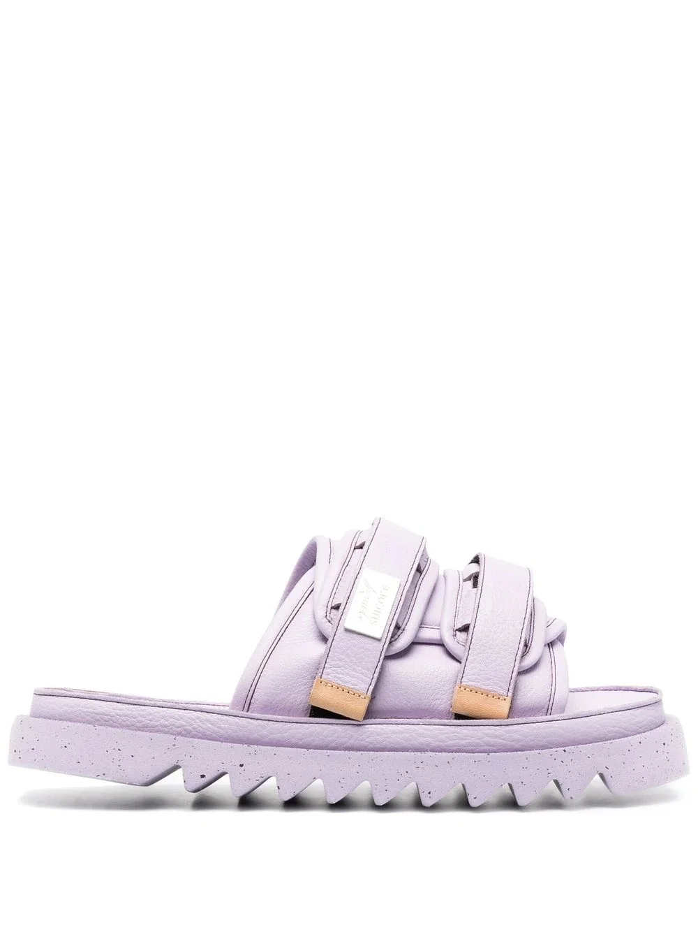 open-toe touch-strap slides - 1