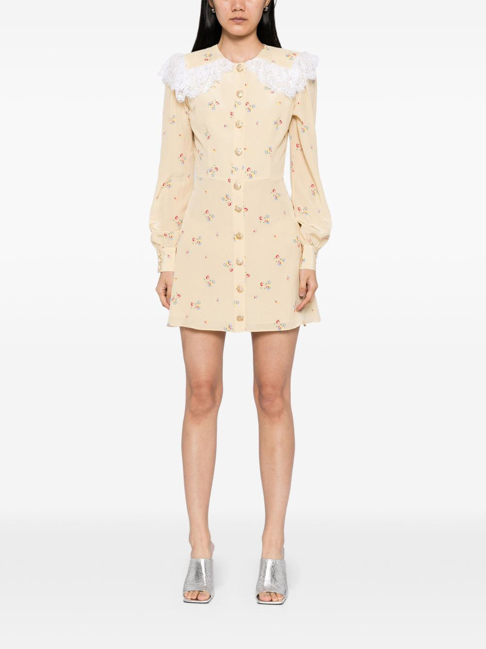 floral-print dress - 2