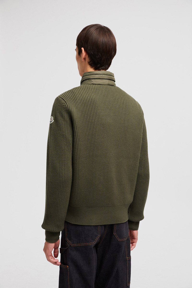 Padded Wool Zip-Up Hoodie 5