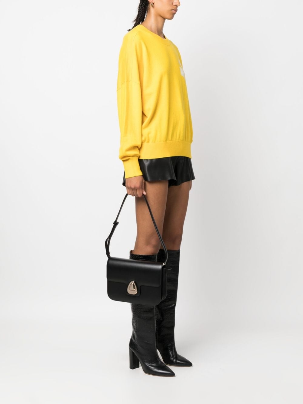 Astra smooth-leather shoulder bag - 2