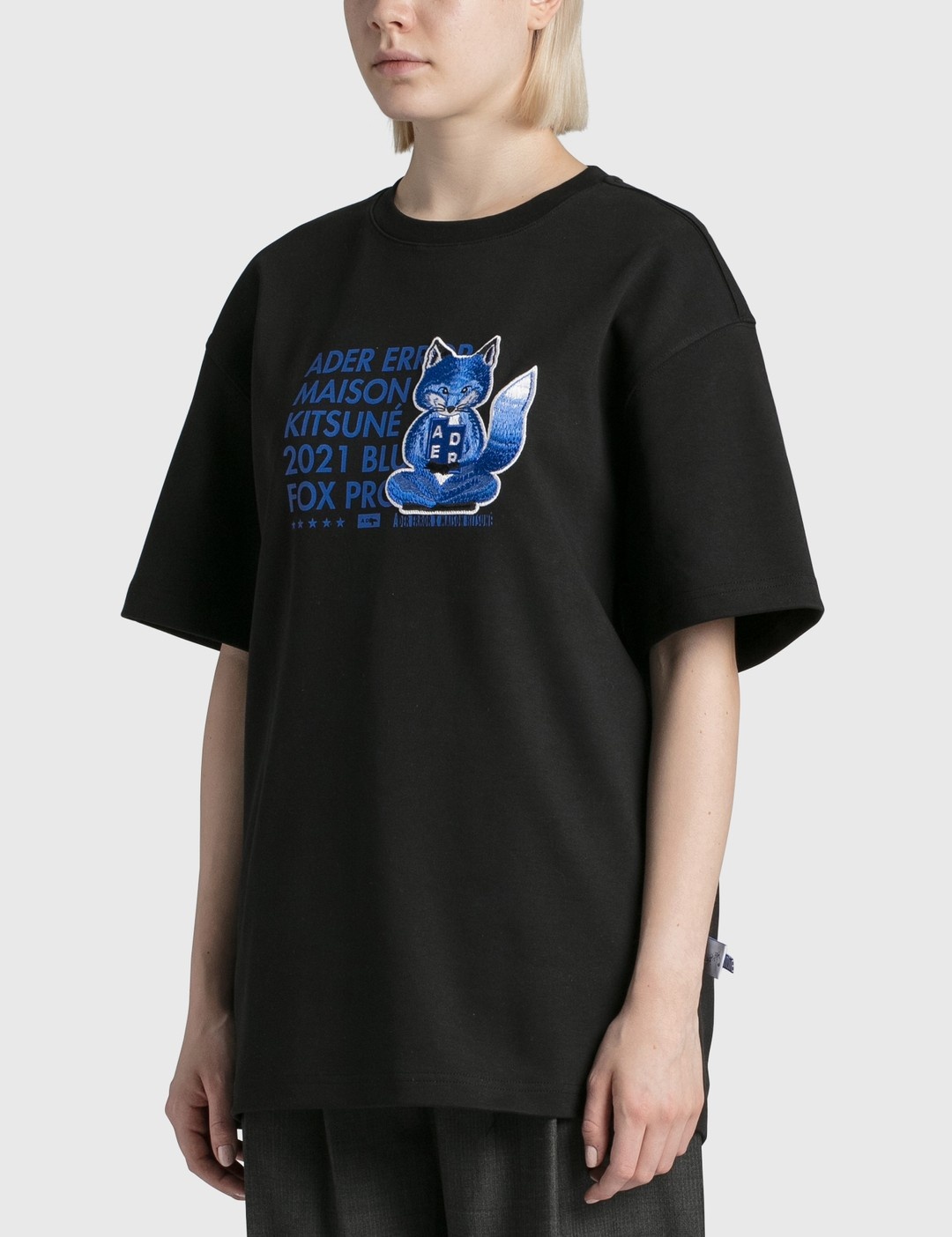 MAISON KITSUNÉ X ADER ERROR MEDITATION FOX T-SHIRT - 2