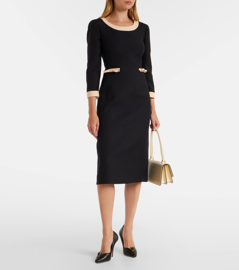 Valentino Crepe Couture midi dress outlook