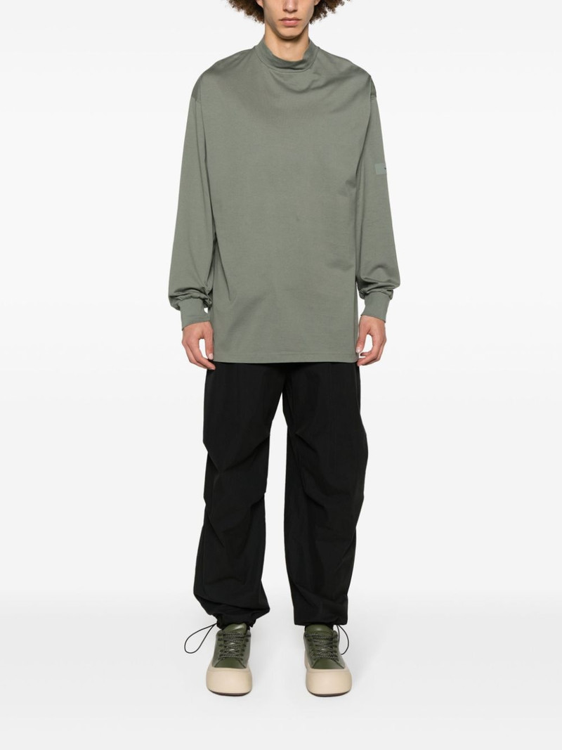 Y-3 logo-print cotton T-shirt outlook