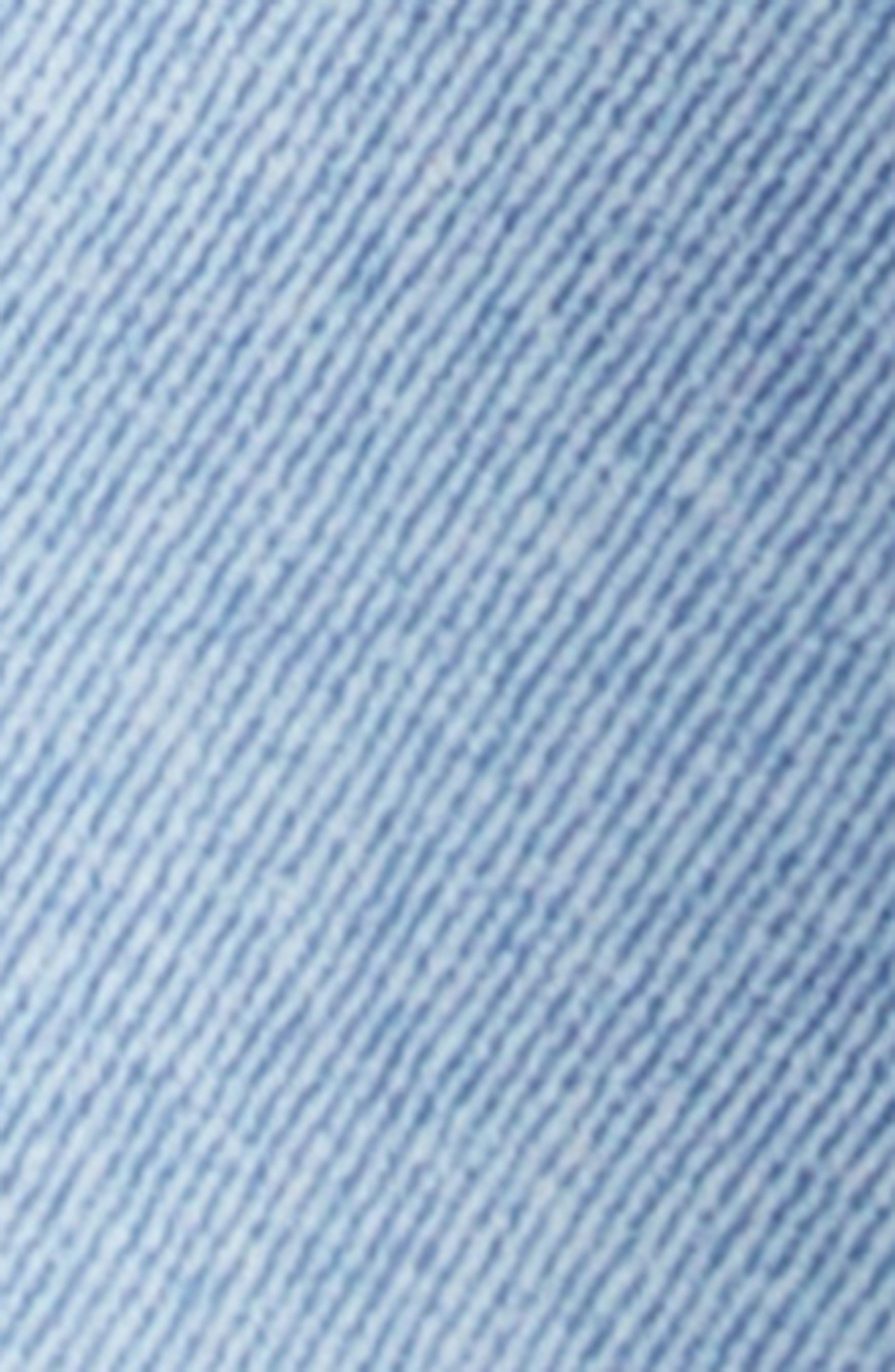 Sacai Mixed Media Jersey & Denim Pocket T-Shirt in Off White/Light Blue at Nordstrom - 7