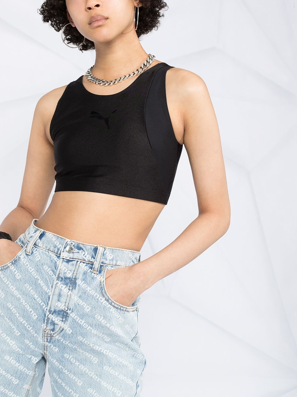 sleeveless crop top - 5