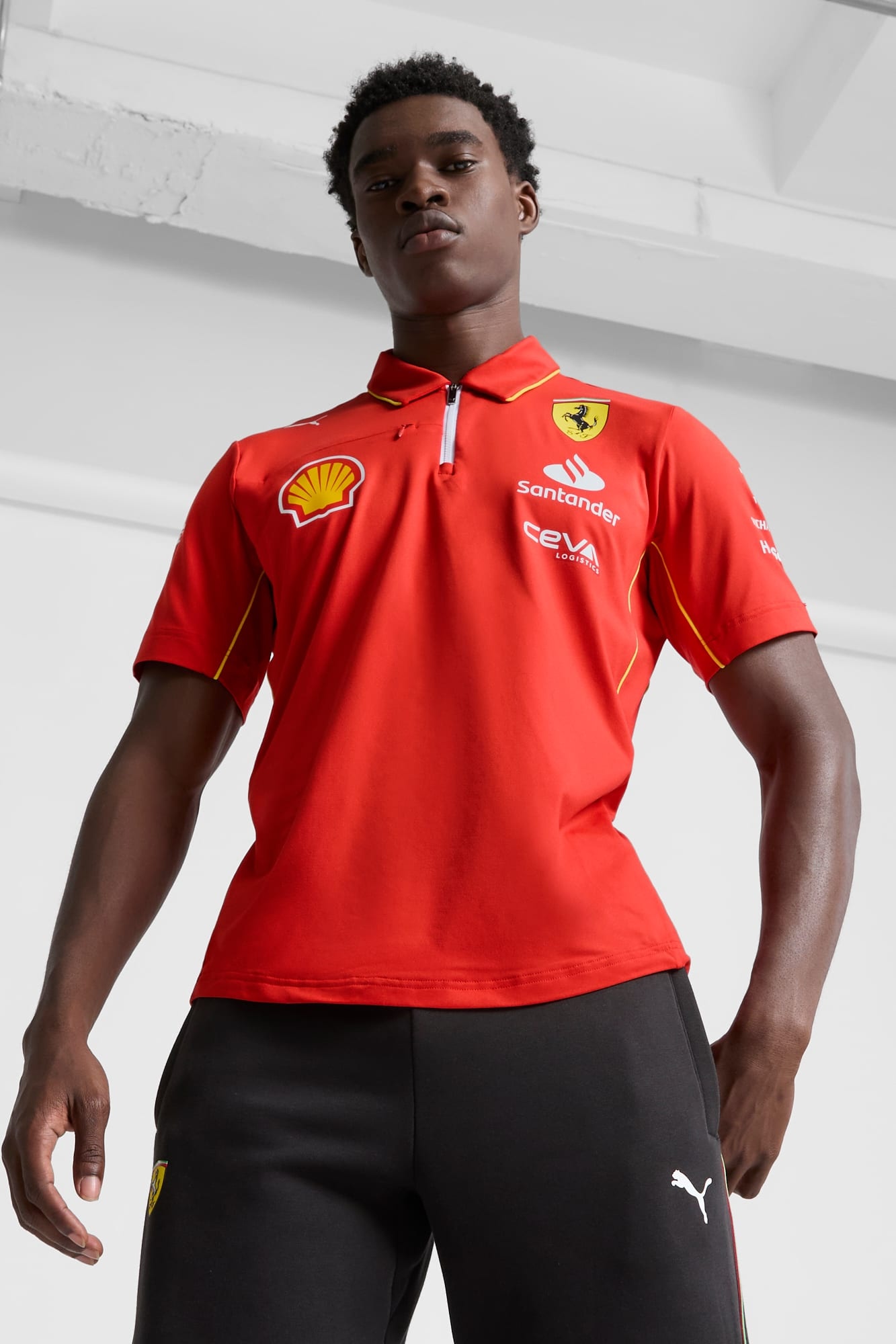 Scuderia Ferrari Team Pro Men's Polo Tee - 3