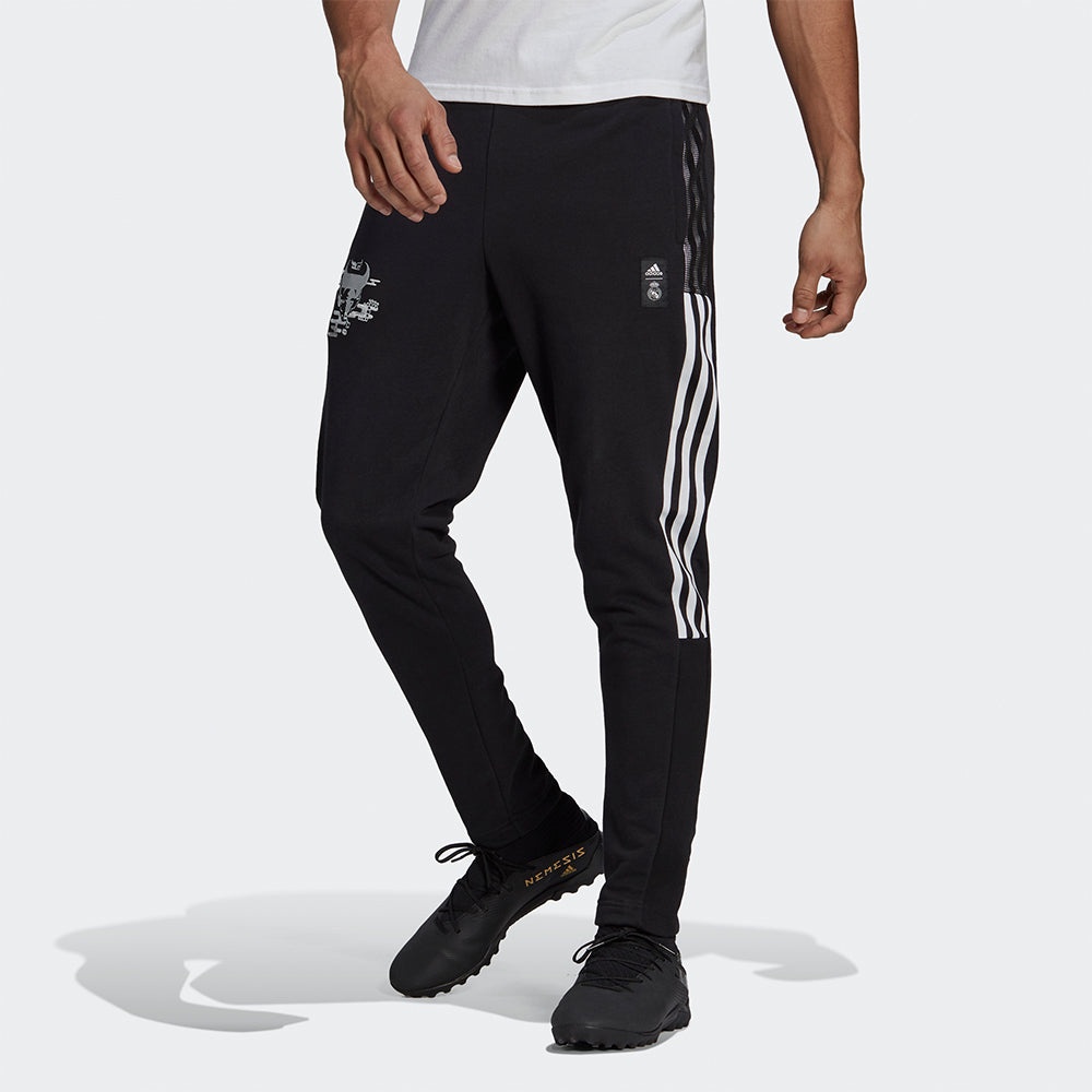 adidas Real Cny Sw Pnt Real Madrid Soccer Trousers For Men Black GL0043 - 3