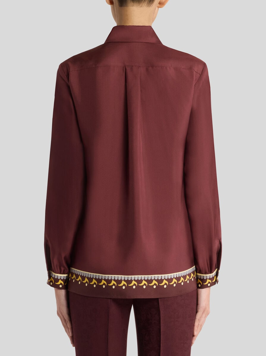 SILK SHIRT WITH FLORAL PRINT - 5