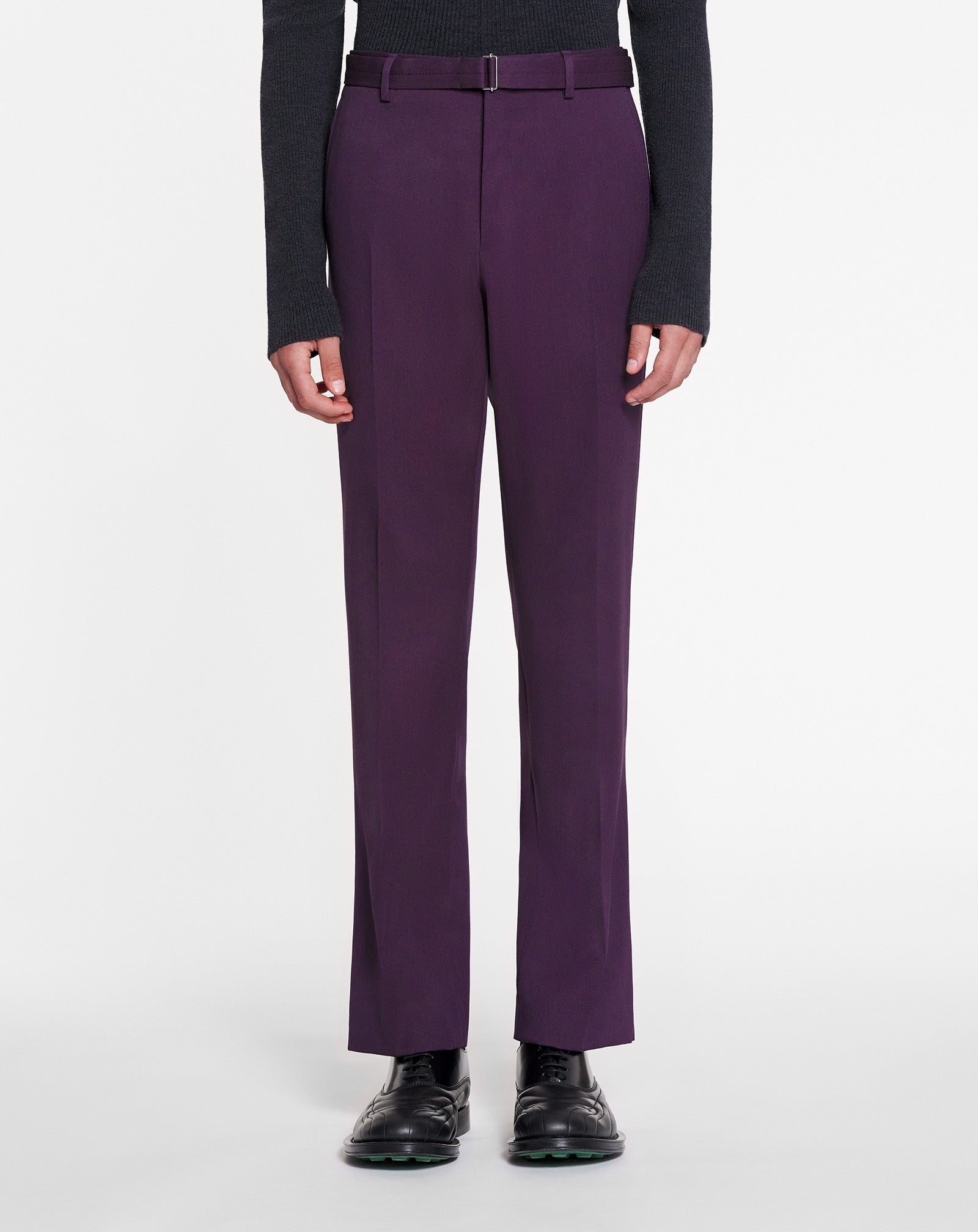 Suit Pants With An Elasticated Waistband