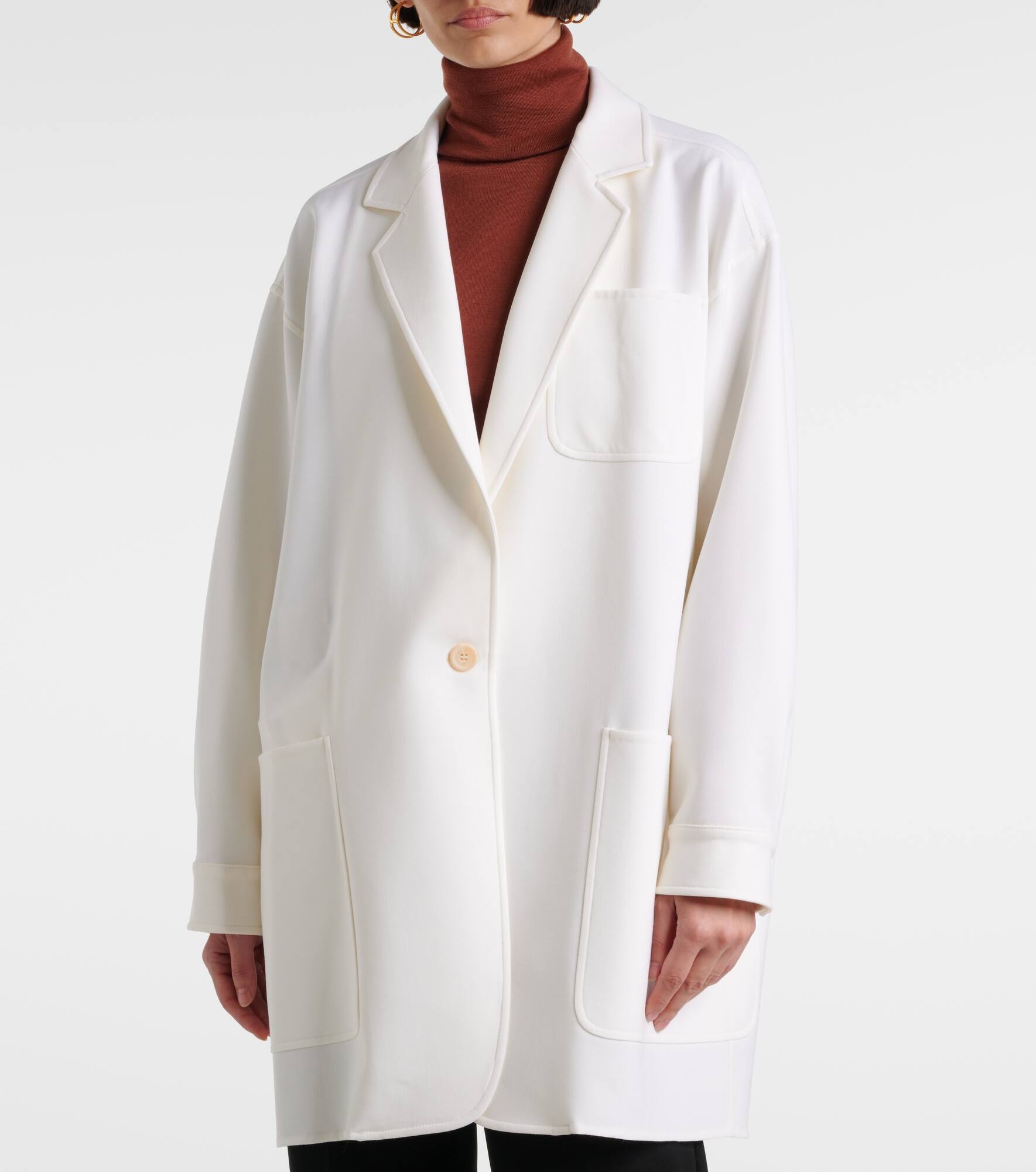 Orlaya wool-blend blazer - 4