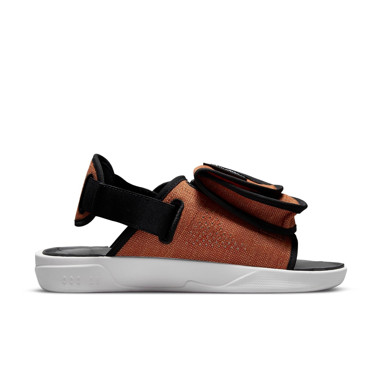 Air Jordan LS Slide Sports Orange Sandals 'Rust Orange Peak White University Red' CZ0791-801 - 2