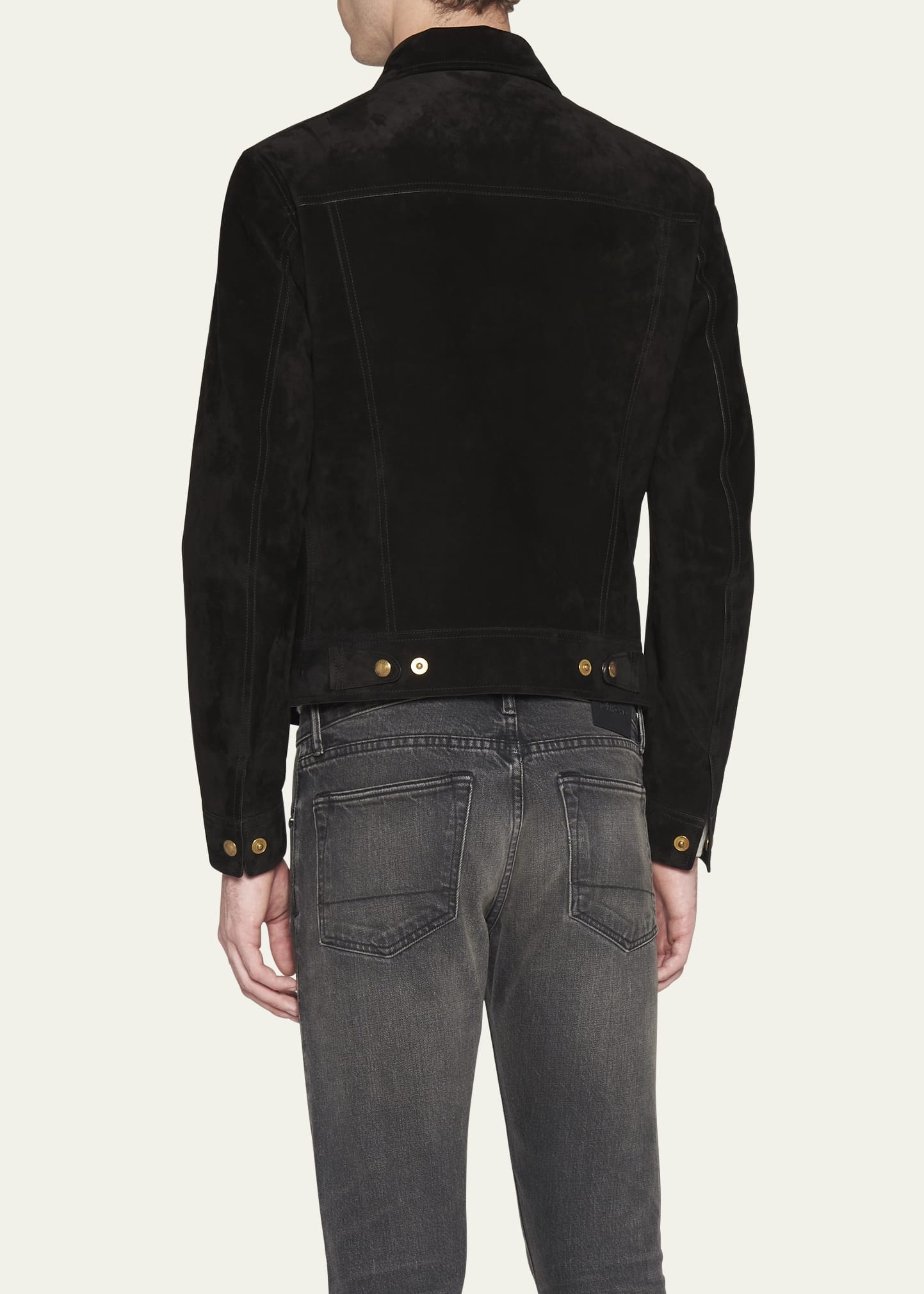 Men's Suede Western Jacket - 3