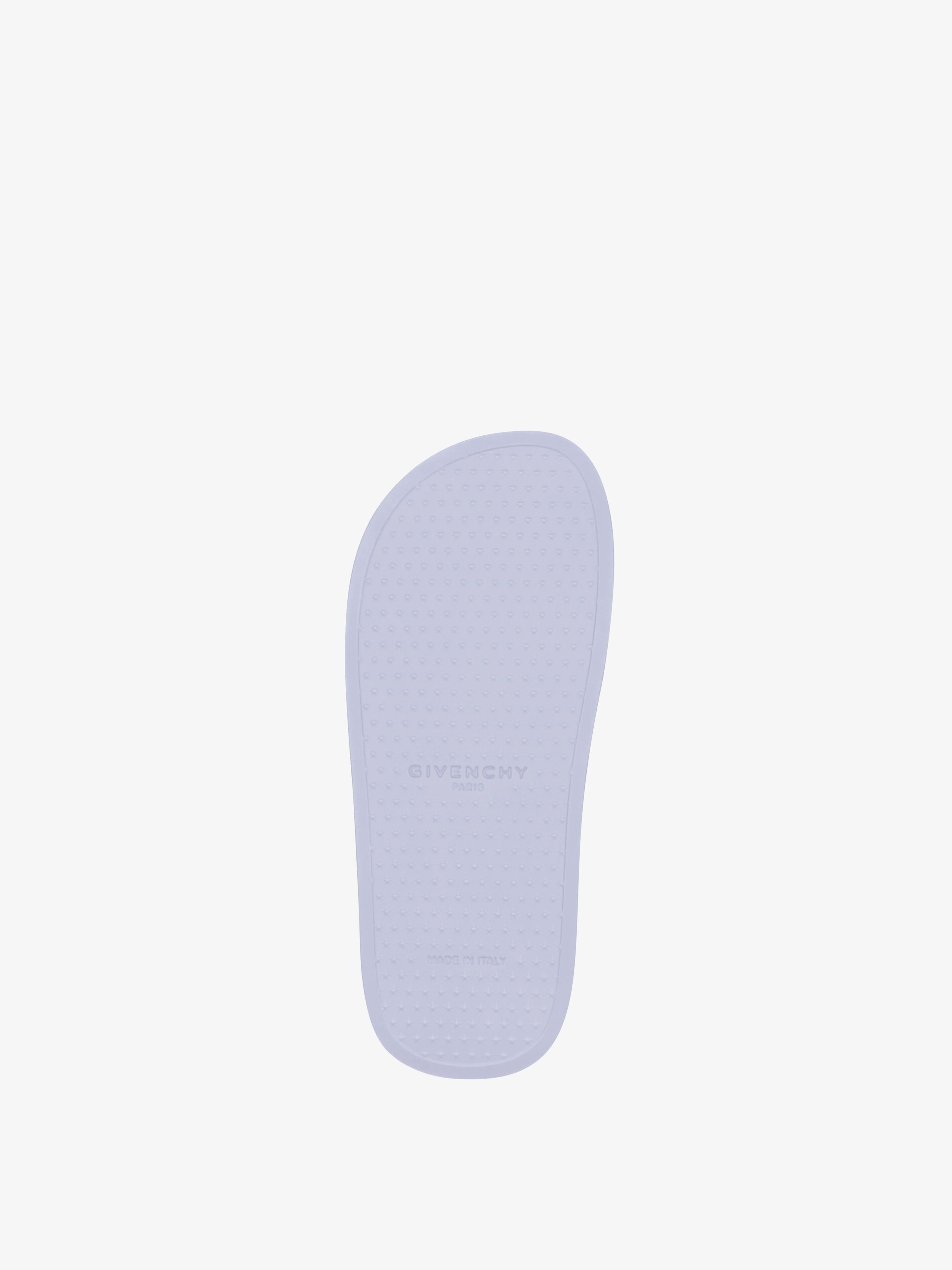 SLIDE FLAT SANDALS IN RUBBER - 5