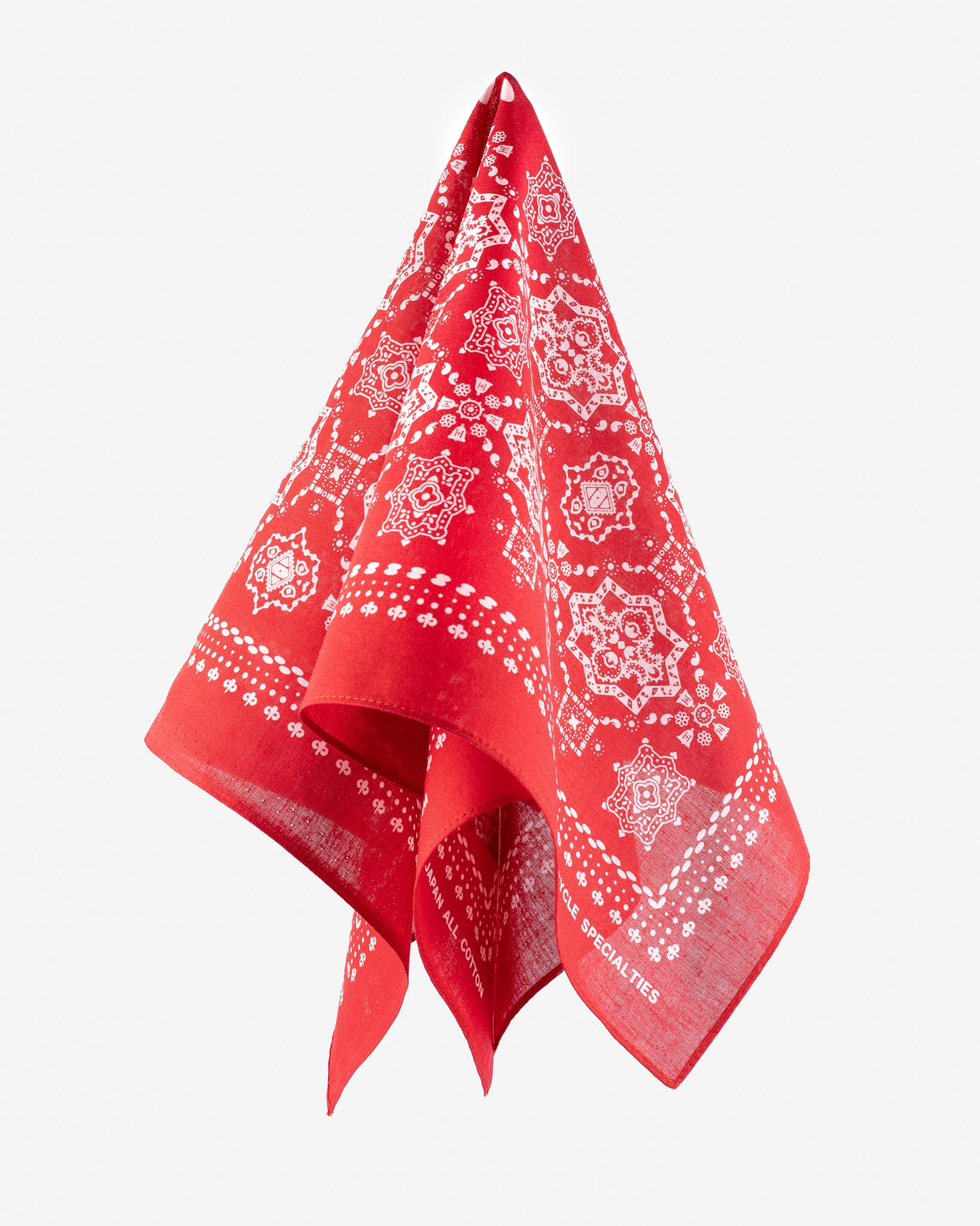 IHG-051-RED Iron Heart “Bell” Print Bandana - Red - 2