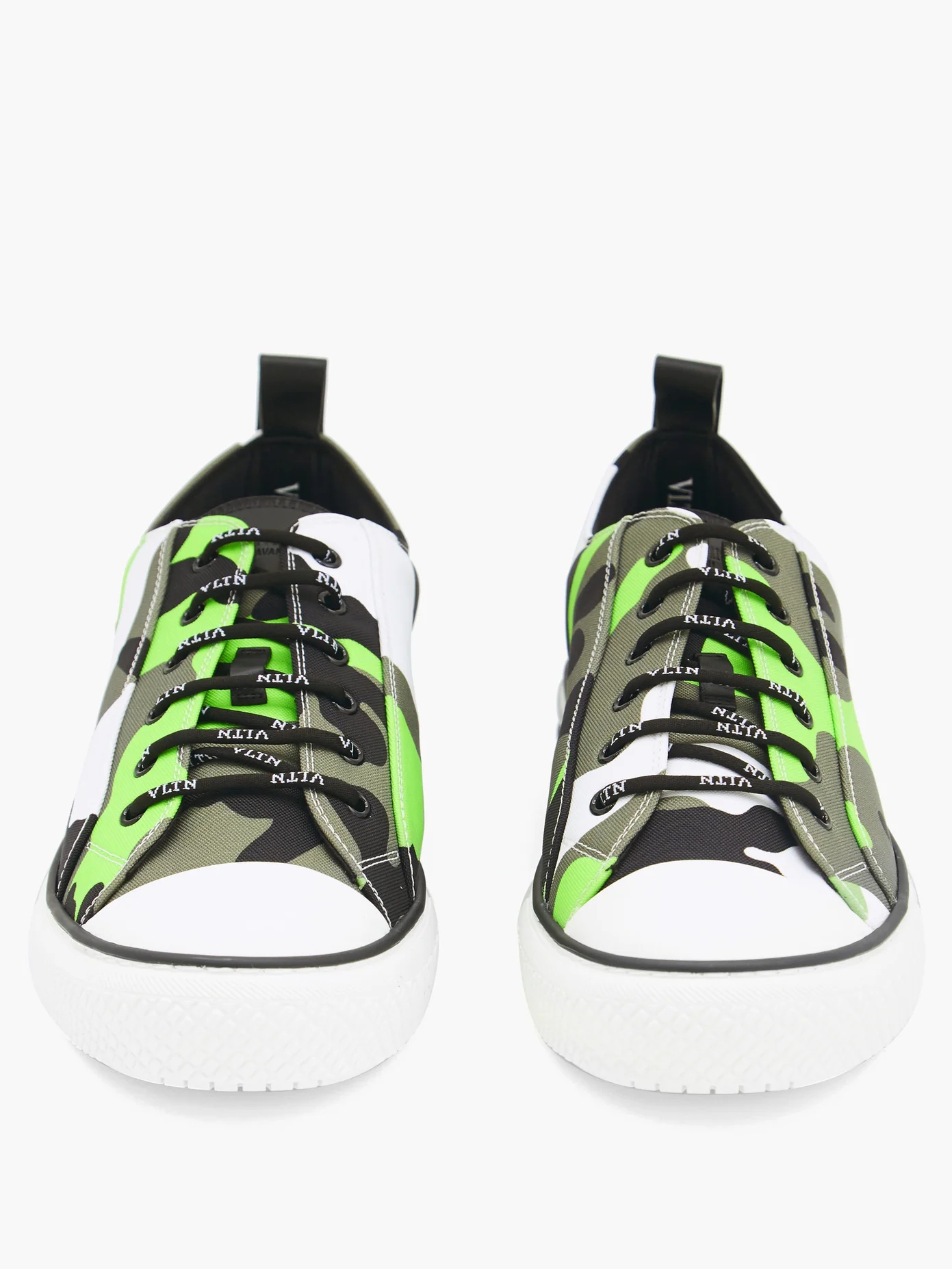 Giggies camouflage-print canvas trainers - 5