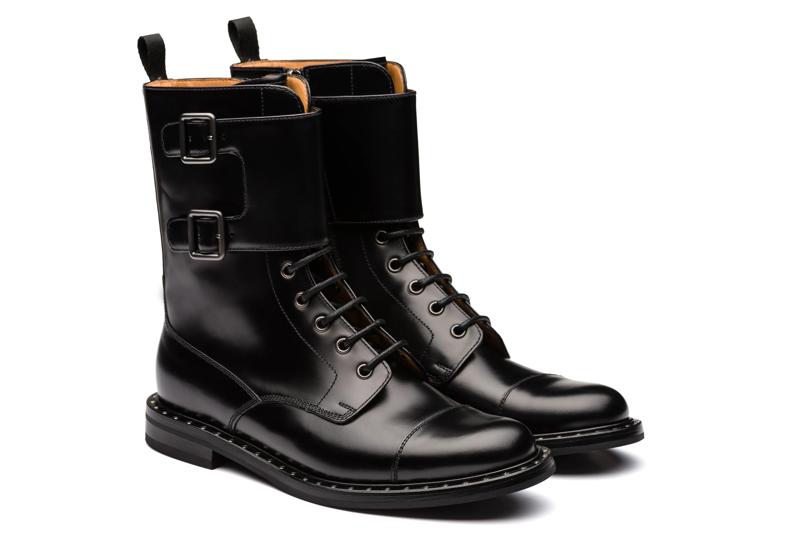 Stefy
Rois Calf Lace-Up & Monk Boot Black - 2
