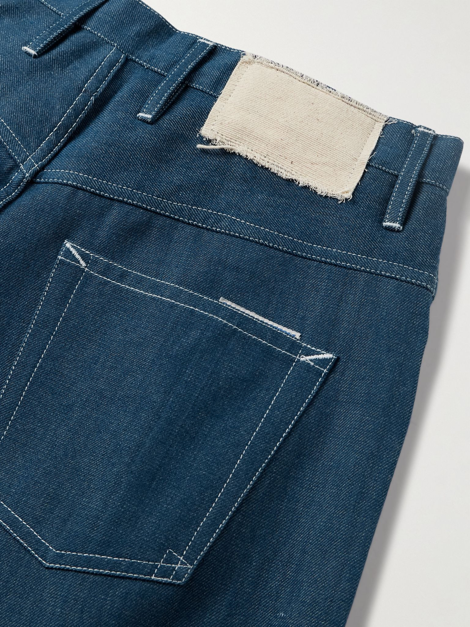 Poetry Wide-Leg Organic Jeans Blue - 5