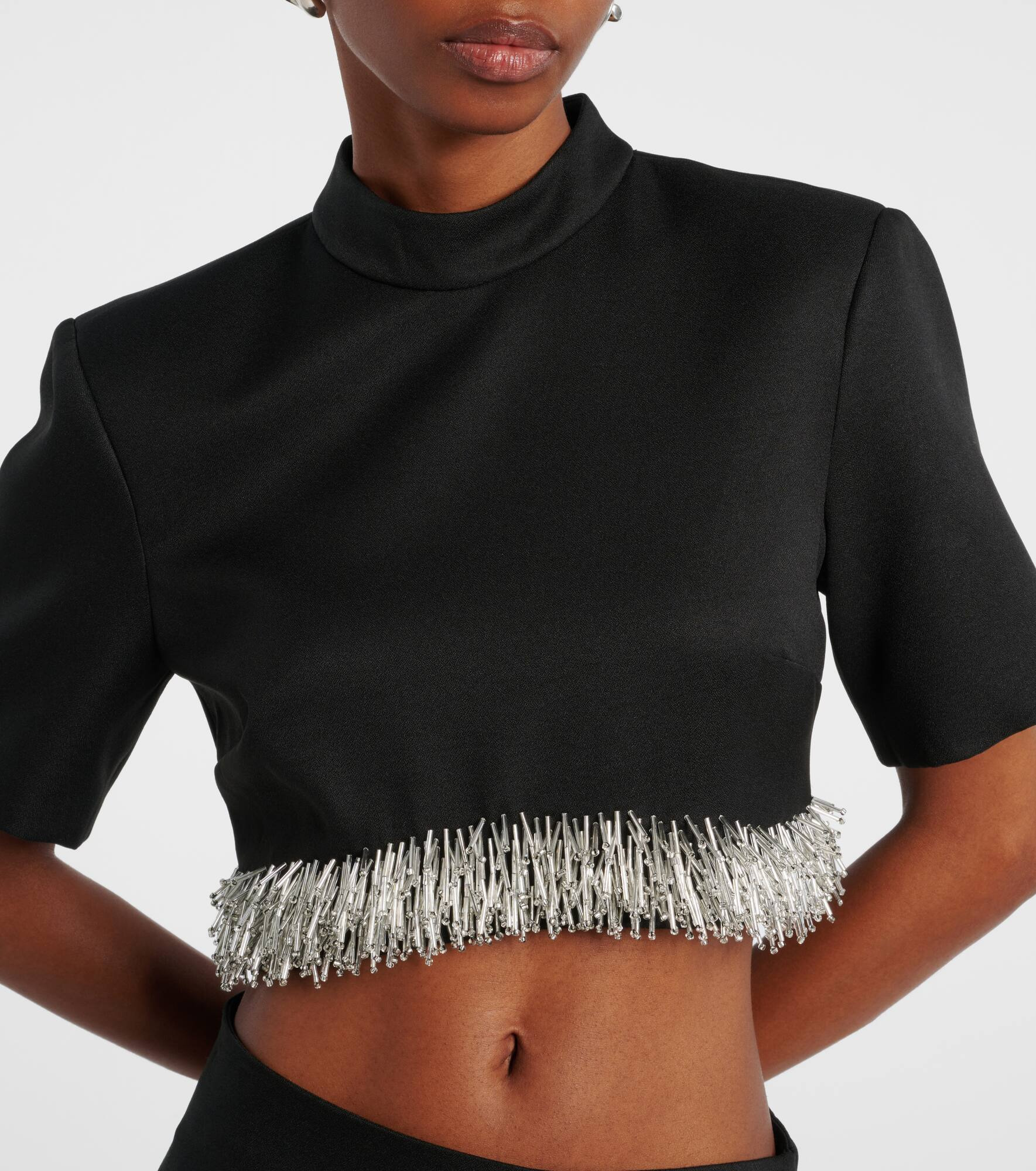 Jalen embellished cropped top - 5