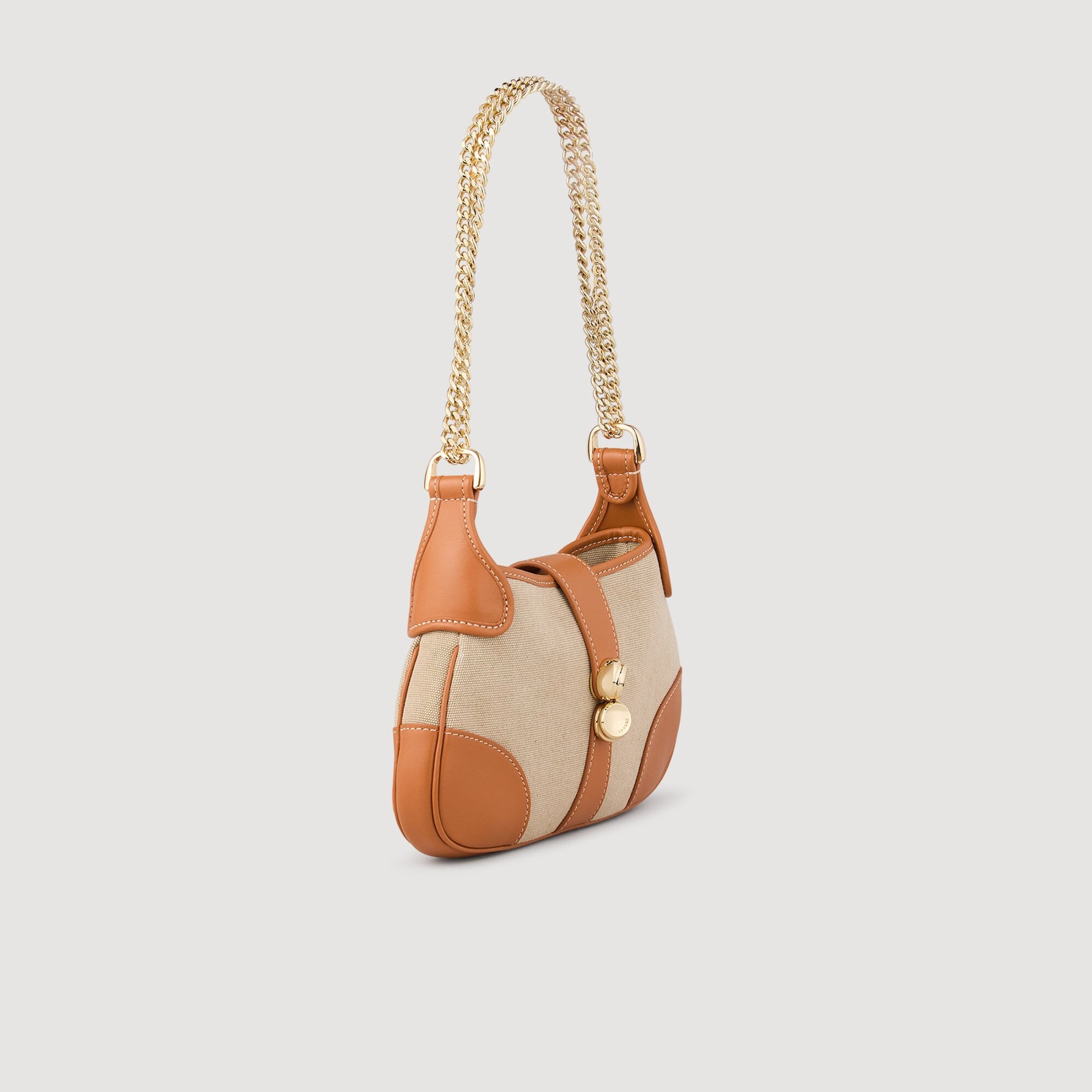 JANET CANVAS AND LEATHER BAG - 3