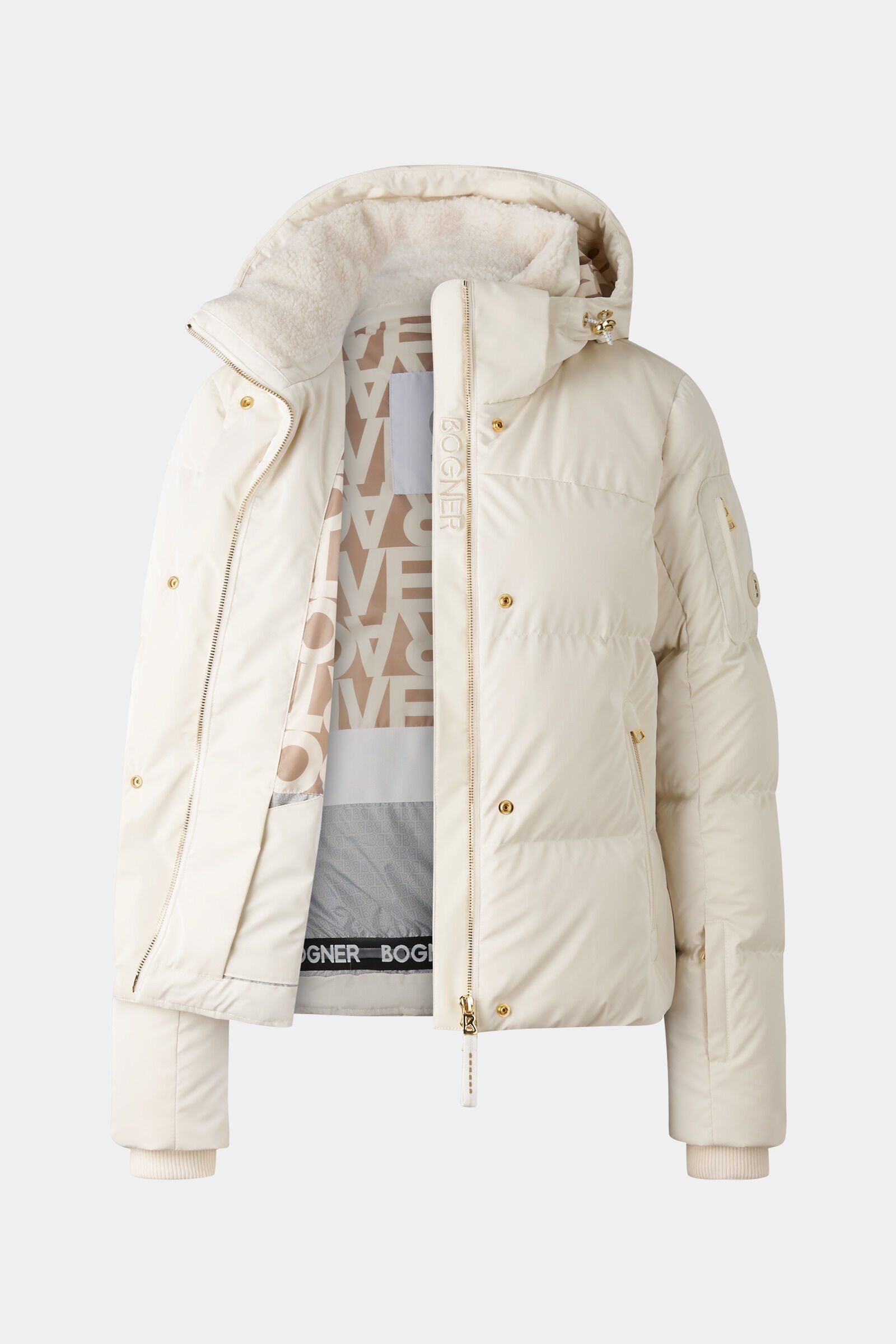 Hella Down ski jacket in Off-white - 2