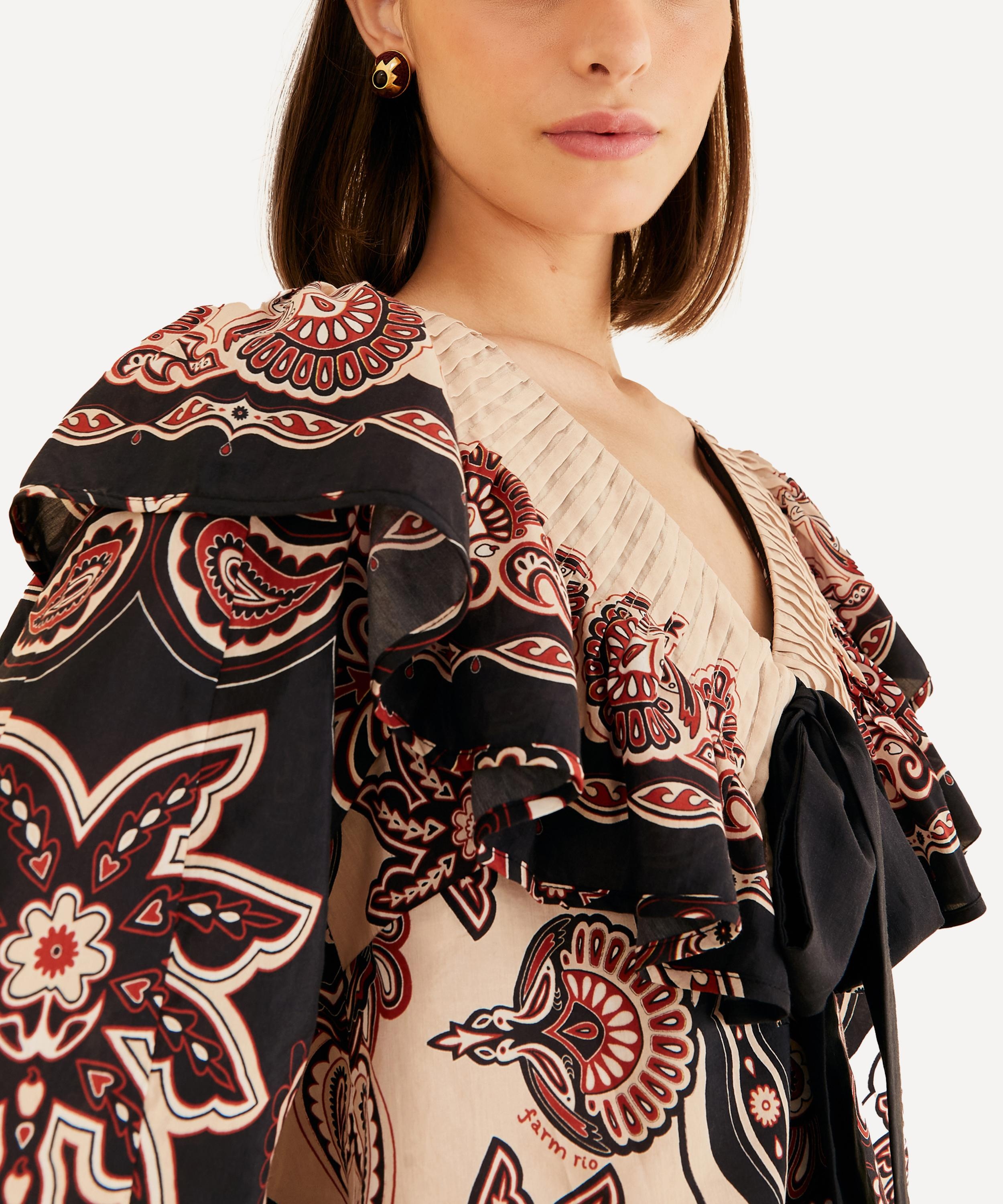 Sweet Mermaids Black and White Blouse - 4