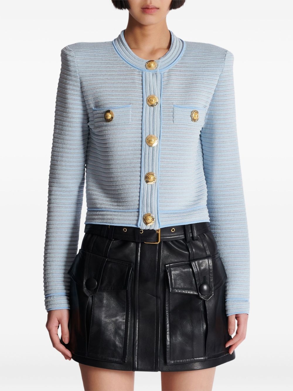 cropped cardigan - 5