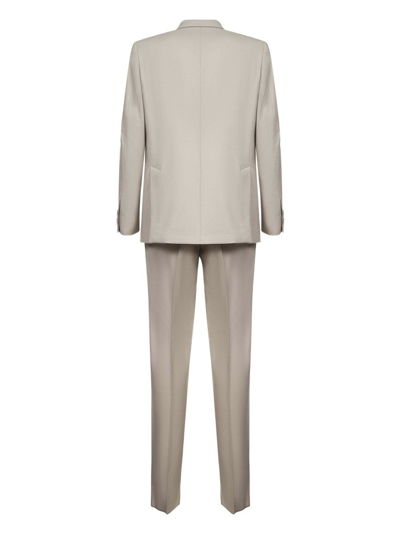 LARDINI peak-lapel double-breasted suit outlook